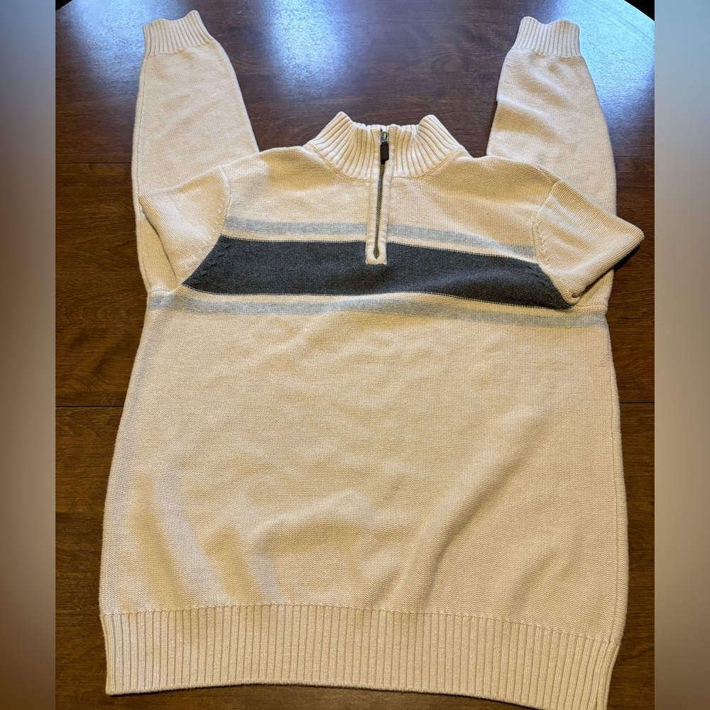 Small/petite Docker quarter zip sweater
